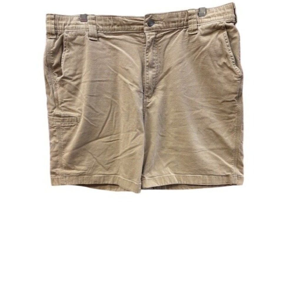 Carhartt Mens Rugged Flex Relaxed Fit 8in Canvas Work Shorts Tan BS5841-M 38